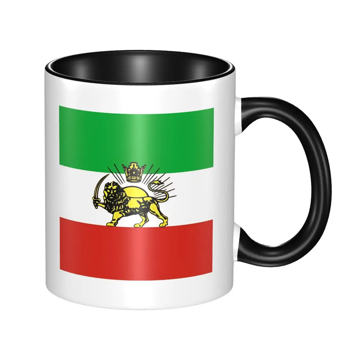 Iran Persia Map & Flag cup