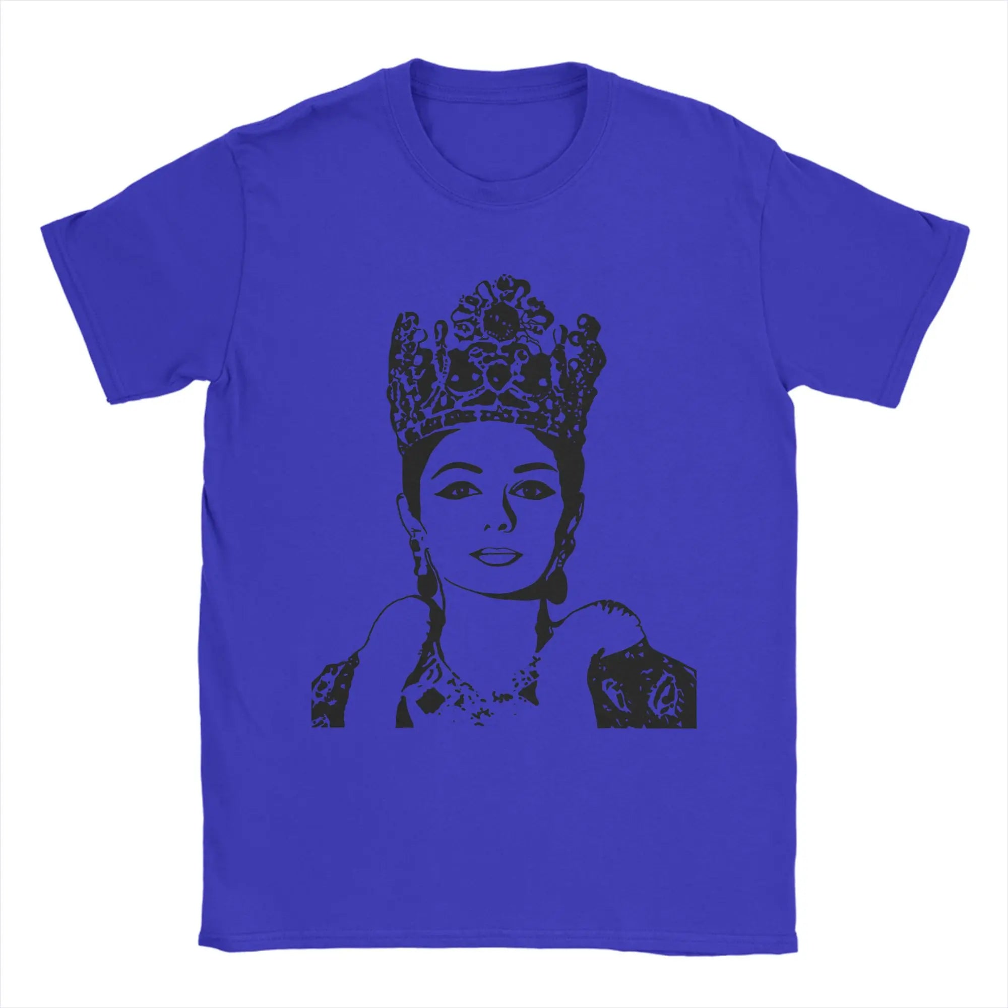 Queen Farah Pahlavi of Iran Cotton T Shirt For Men
