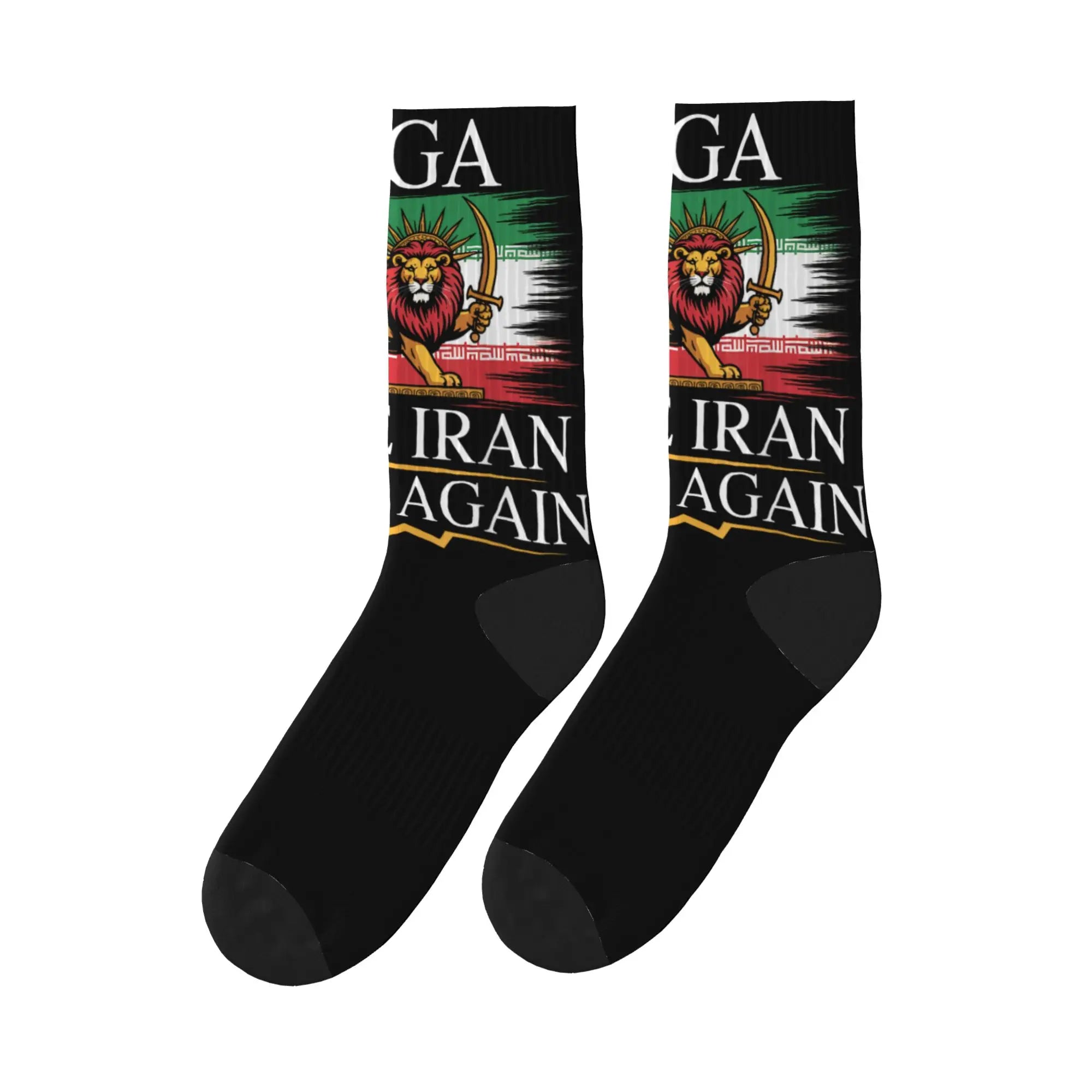 Make Persia Great Again Shah of Iran Flag Stockings