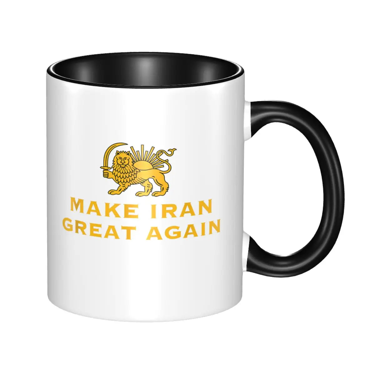Iran Persia Map & Flag cup