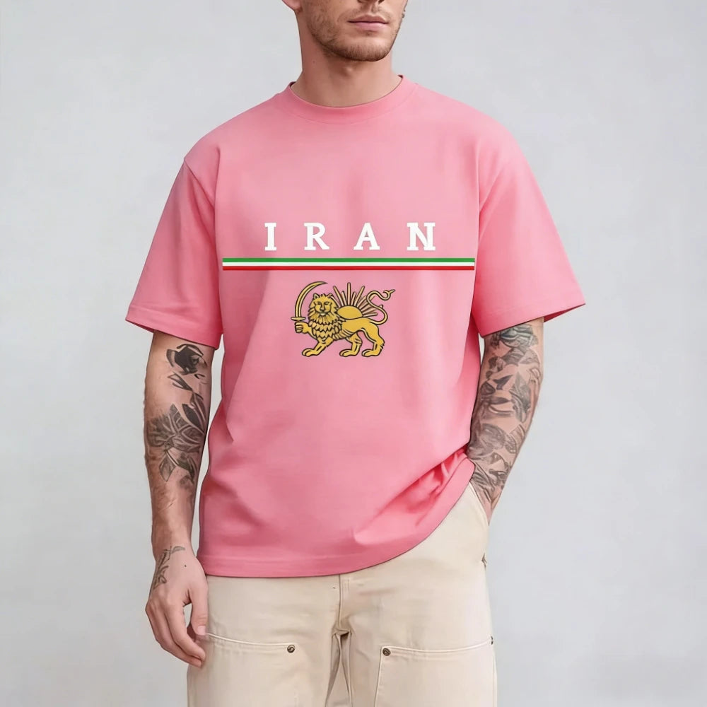 Lion and Sun Iran  Shirt Iranian Flag Persian Patriotic Unisex Tshirt
